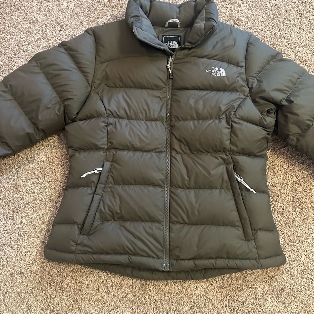 The North Face Women's Puffer Jacket - Dark Olive